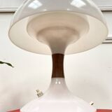 Lampe à poser en plexiglas blanc