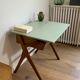 Bureau enfant vintage pieds compas 1950