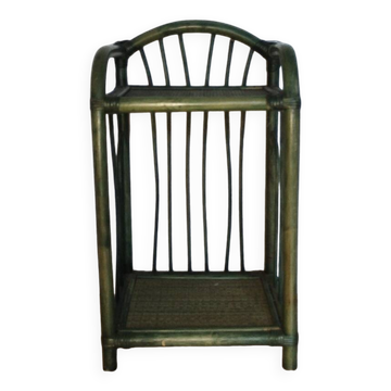 Rattan bedside table