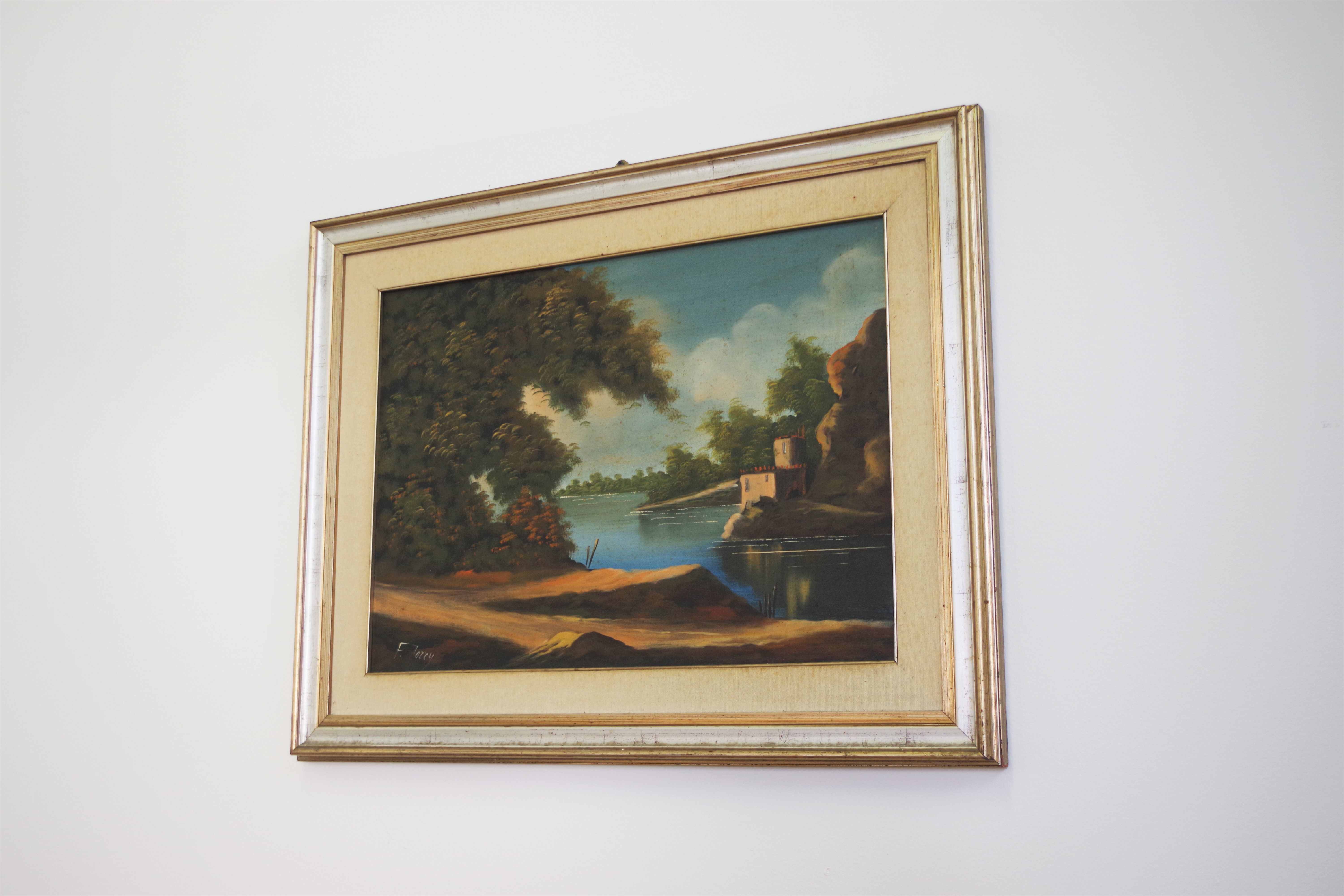 Oil painting on canvas, Francis Torry Brescia, 1977