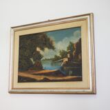 Oil painting on canvas, Francis Torry Brescia, 1977