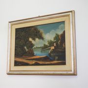 Oil painting on canvas, Francis Torry Brescia, 1977