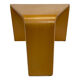 Table d’angle en bois courbé moderne du milieu du siècle années 1970