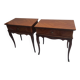 Paire de tables de chevet vintage
