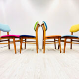 Four middle century chairs