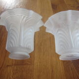 Pair of old bronze sconces