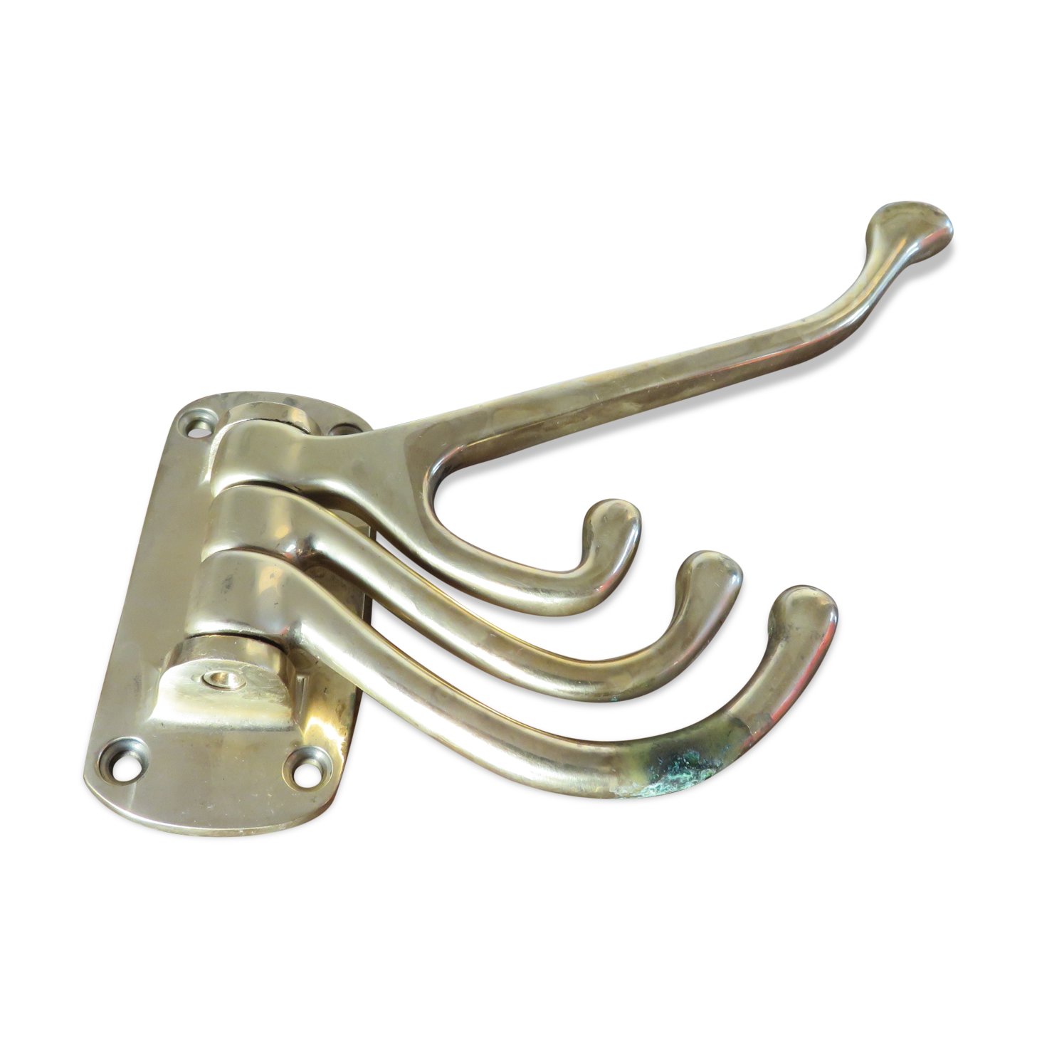 Coatrack swivel brass 70s