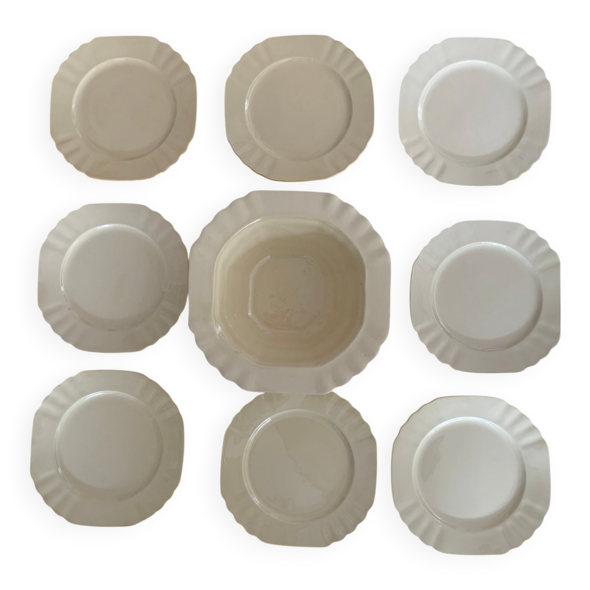 Assiettes et saladier boch la louvière