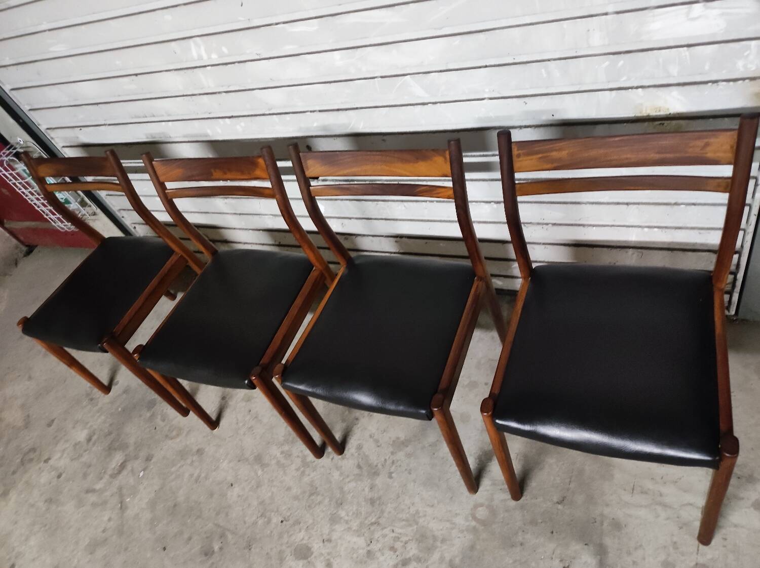 Vintage Scandinavian chairs Gessef teak 1960