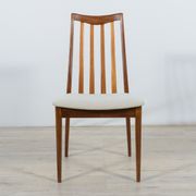 Mid-century teak and fabric dining chairs by Leslie Dandy for G-Plan, 1960s, Set of 8