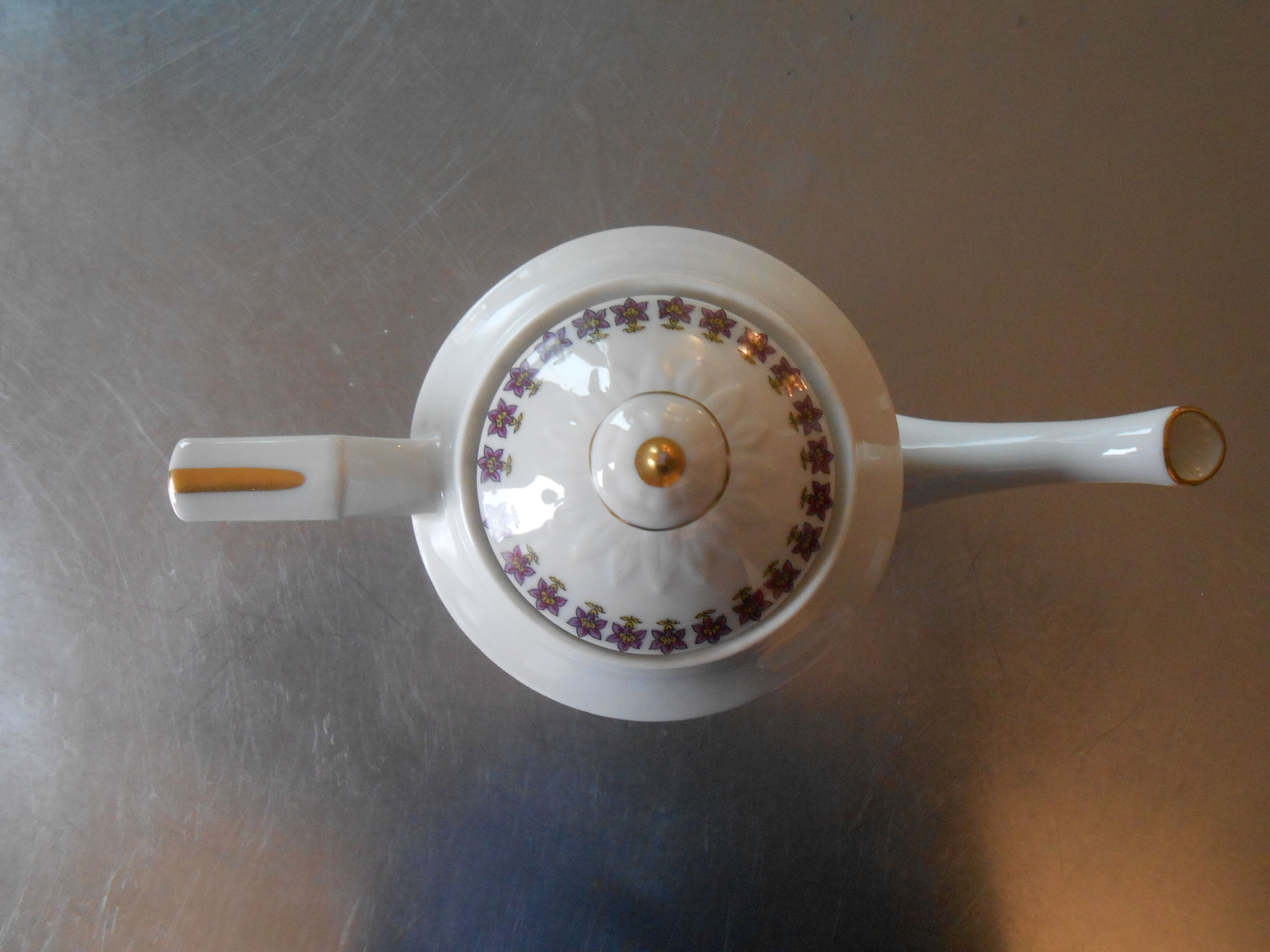 Limoges porcelain teapot