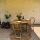 Farmhouse table with shutters