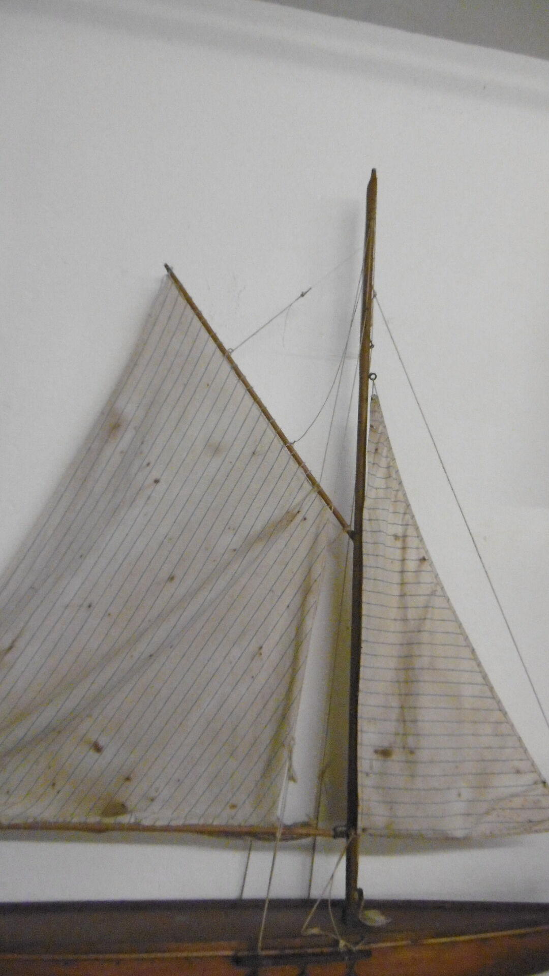 Pool sailboat, model of old boat
