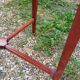Antique Louis XVI style bouillotte table with marble top