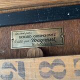 Vintage coffee table 1950 Gérard Guermonprez Magnani - 80 x 50 x 35 cm