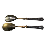 Silver and Vermeil Salad Servers from the Art Nouveau period