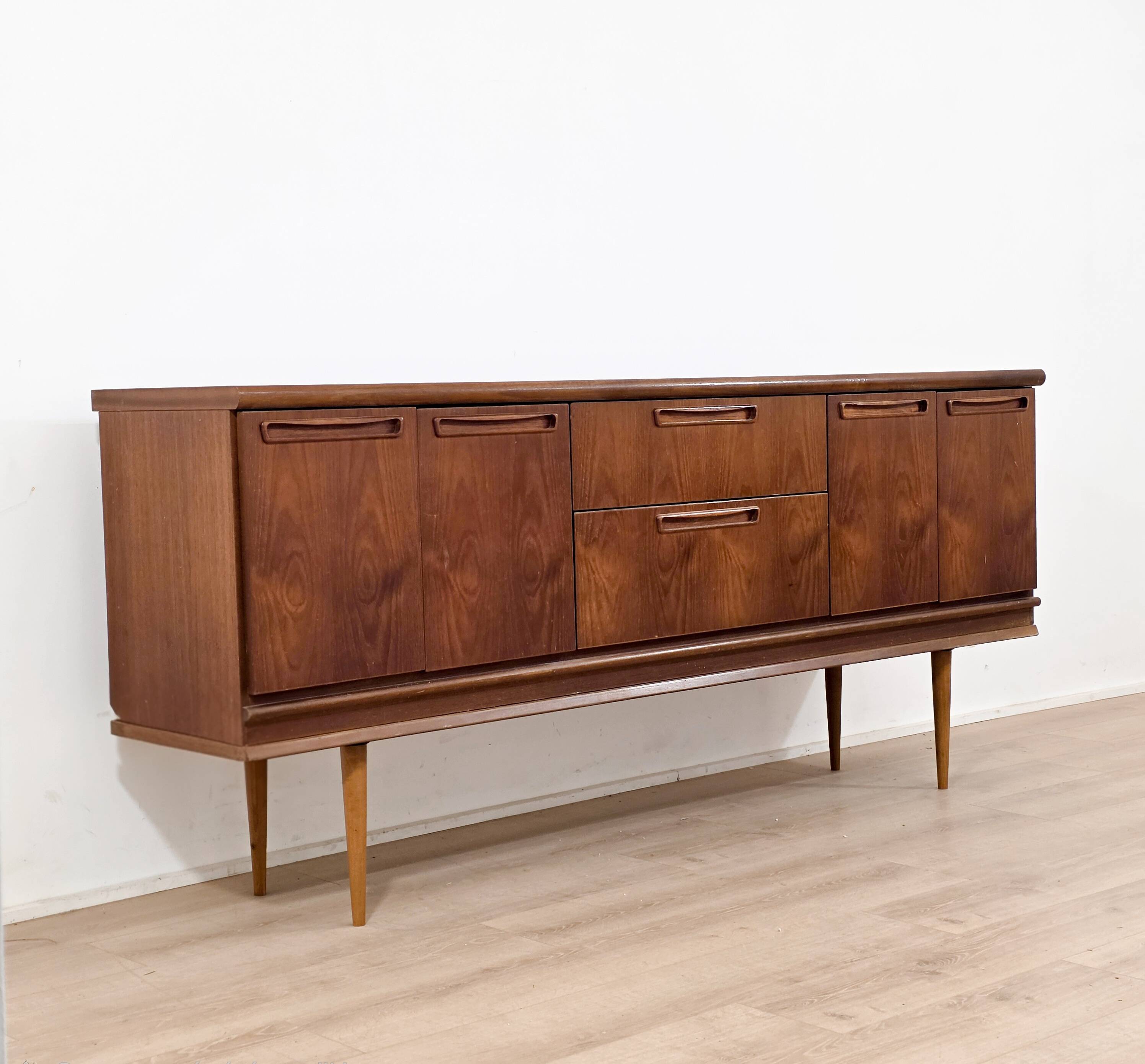 Enfilade scandinave en teck - années 1970