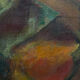 Tableau peinture nature morte cubiste XXe