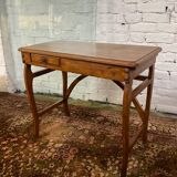 Old small solid wood desk