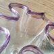 Large Michel Steiner handkerchief vase