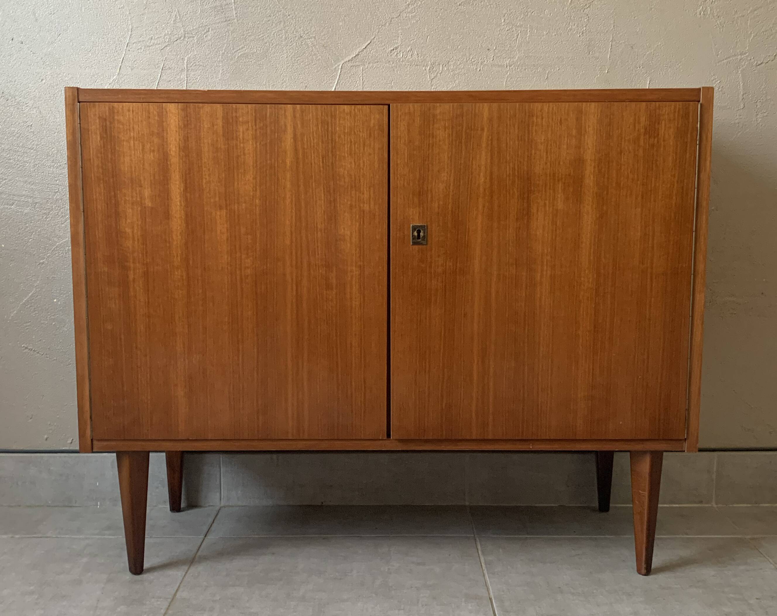 Vintage Scandinavian teak sideboard from the 1960s