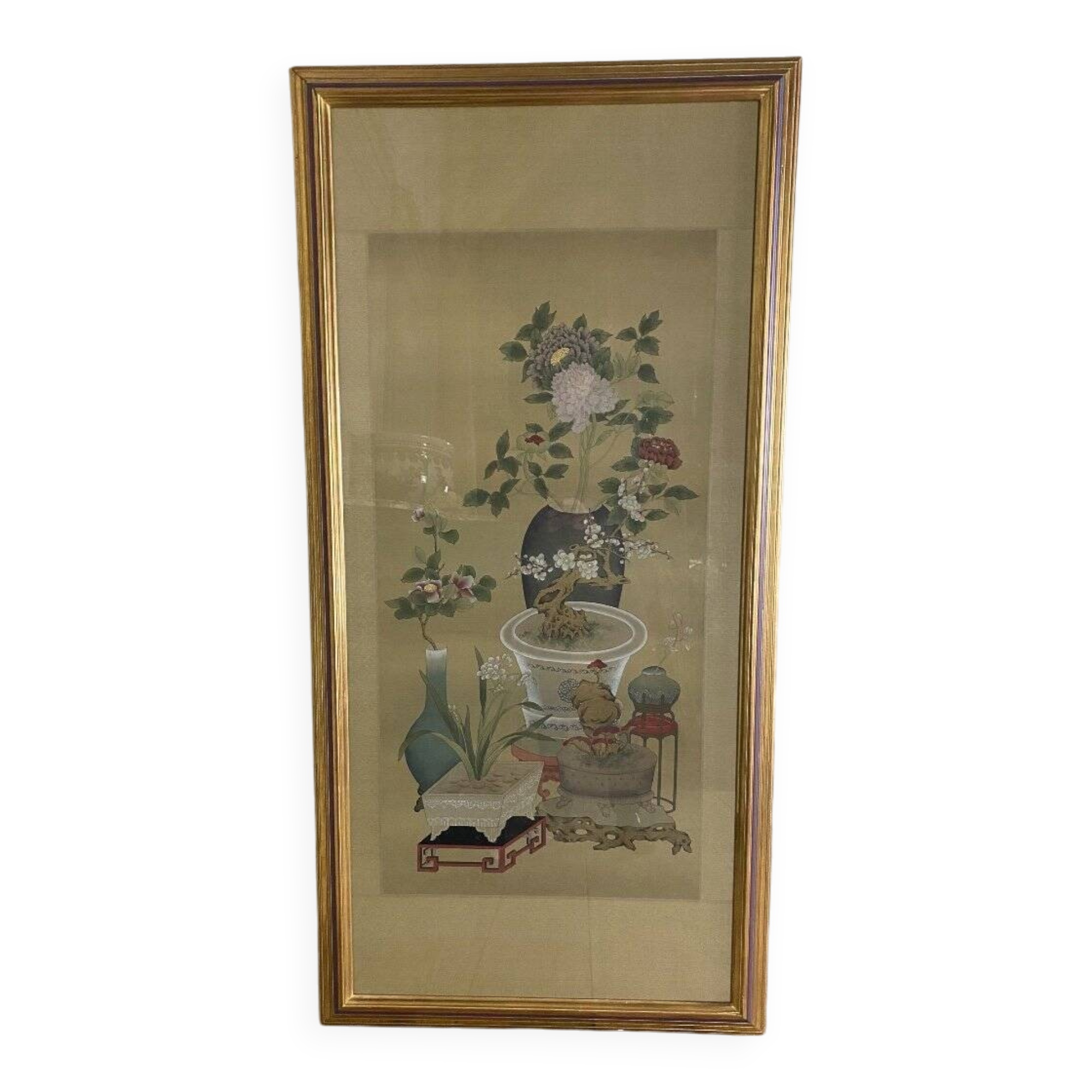 Silk painting, China 20th century
