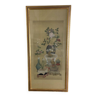 Silk painting, China 20th century