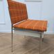 Vintage orange benches from the 70s