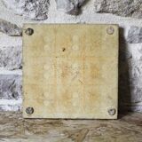 Ceramic plate decorated with cherries Roger Capron