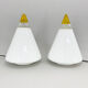 Pair of Vetri Murano table lamps by Giusto Toso, 1970's