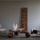 Hand-carved wooden decorative sculpture, mid-century, Danish cabinetmaker, 1970s.