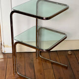 Service/end of vintage canape 1970 double tray