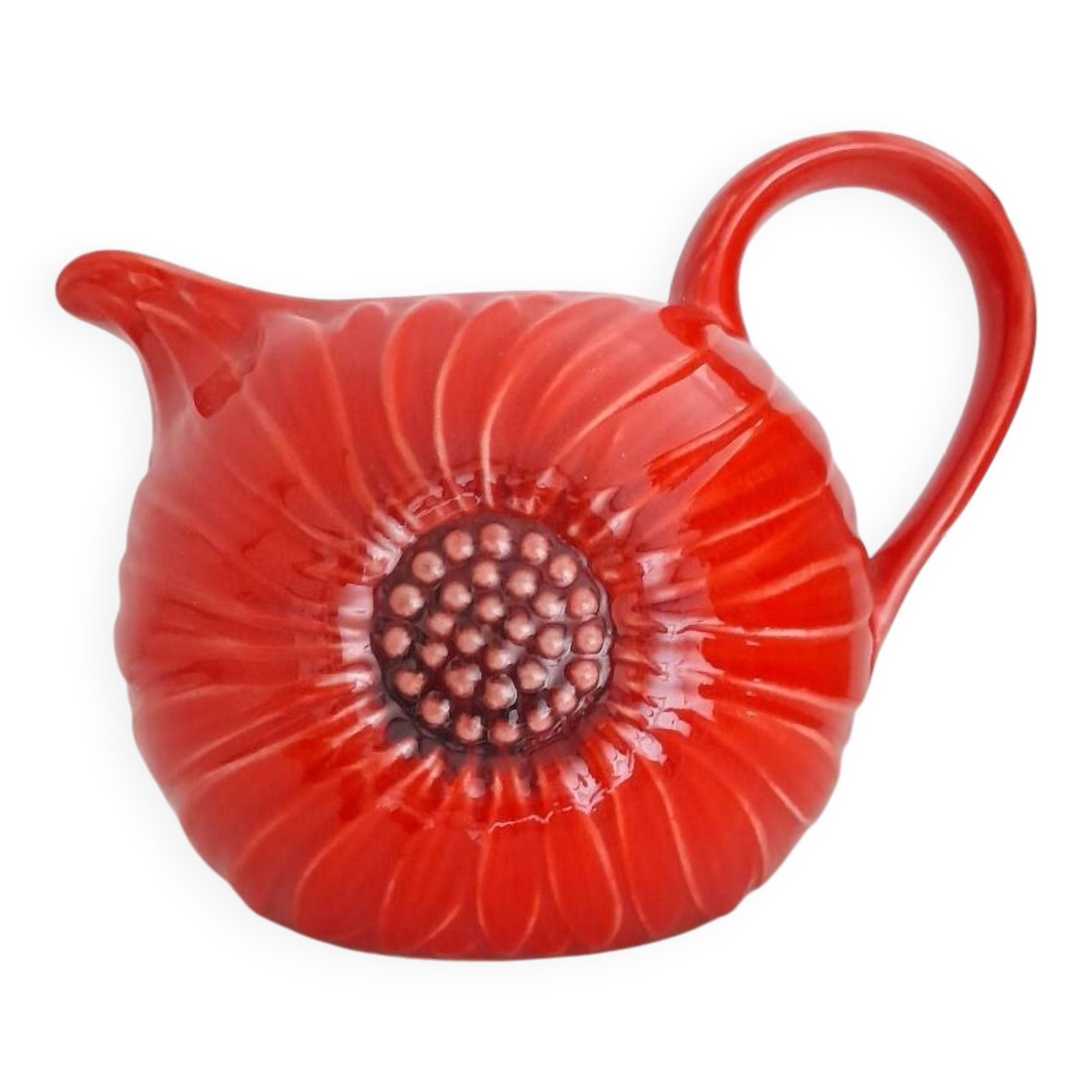 Dahlia flower carafe in slip