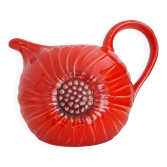 Dahlia flower carafe in slip