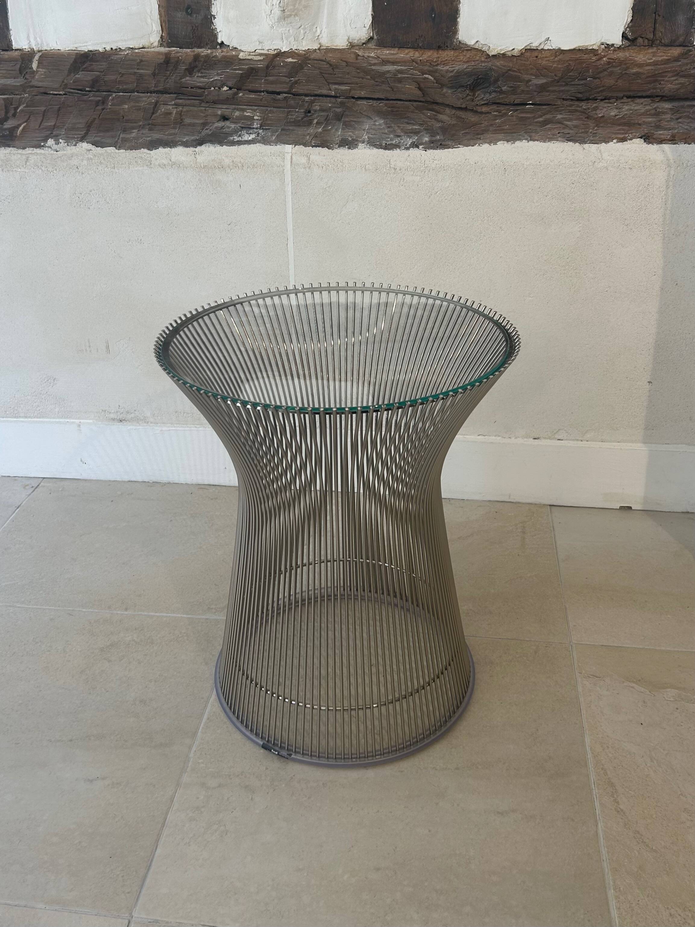 Warren Platner side table, Knoll