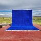 Large Beni Ouarain Berber rug in Majorelle blue, 300x200 cm – thick wool