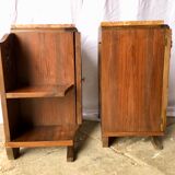 Pair of Art Deco bedside furniture
