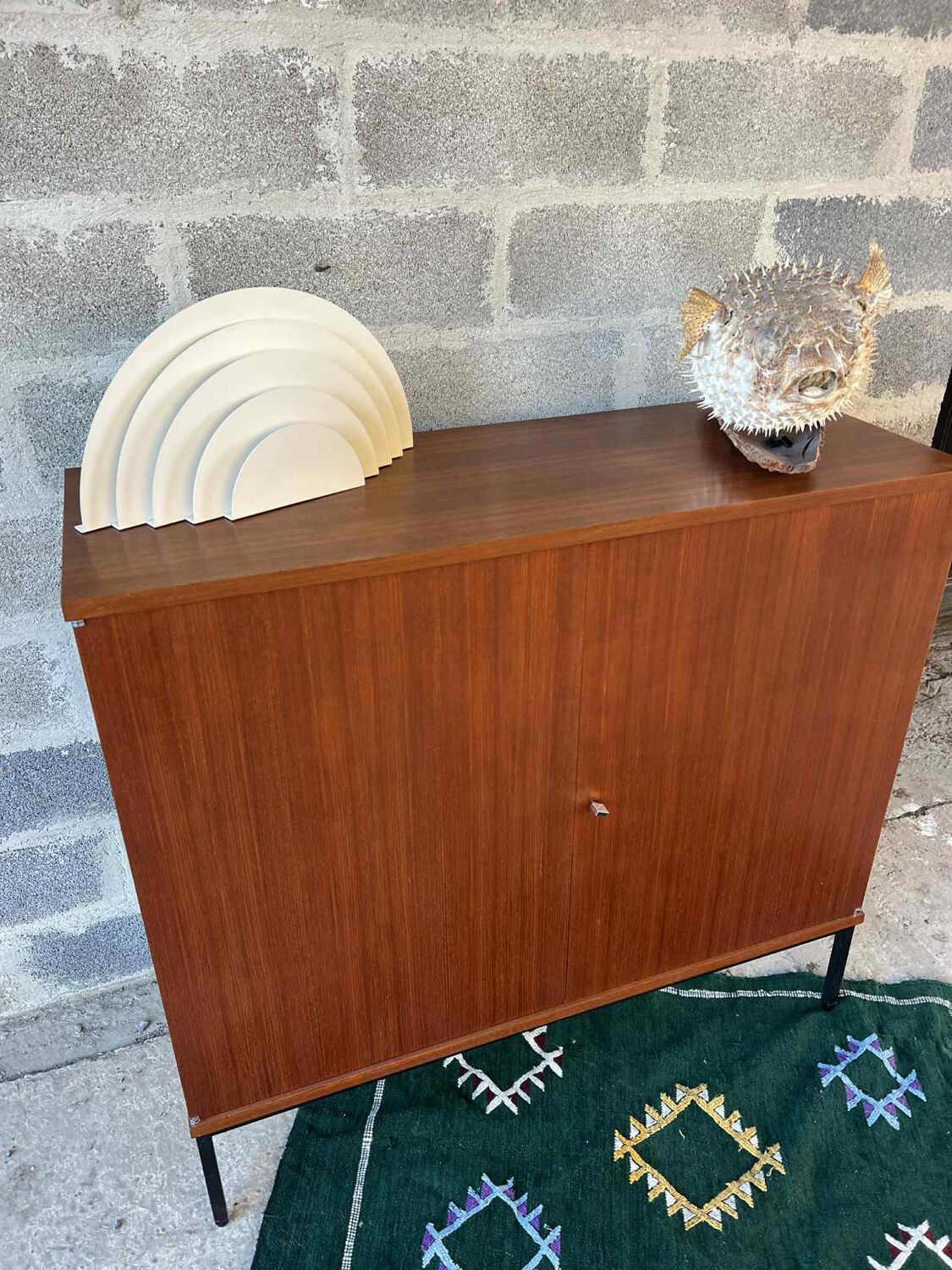 Antique teak furniture by Philippon & Lecocq by Degorre.