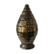 Gold and platinum glazed ceramic vase by Lucien Brisdoux