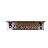 Antique Oak Coat Rack, 1890s