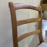 Chaises Louis Philippe barrettes pieds sabres