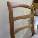 Chaises Louis Philippe barrettes pieds sabres