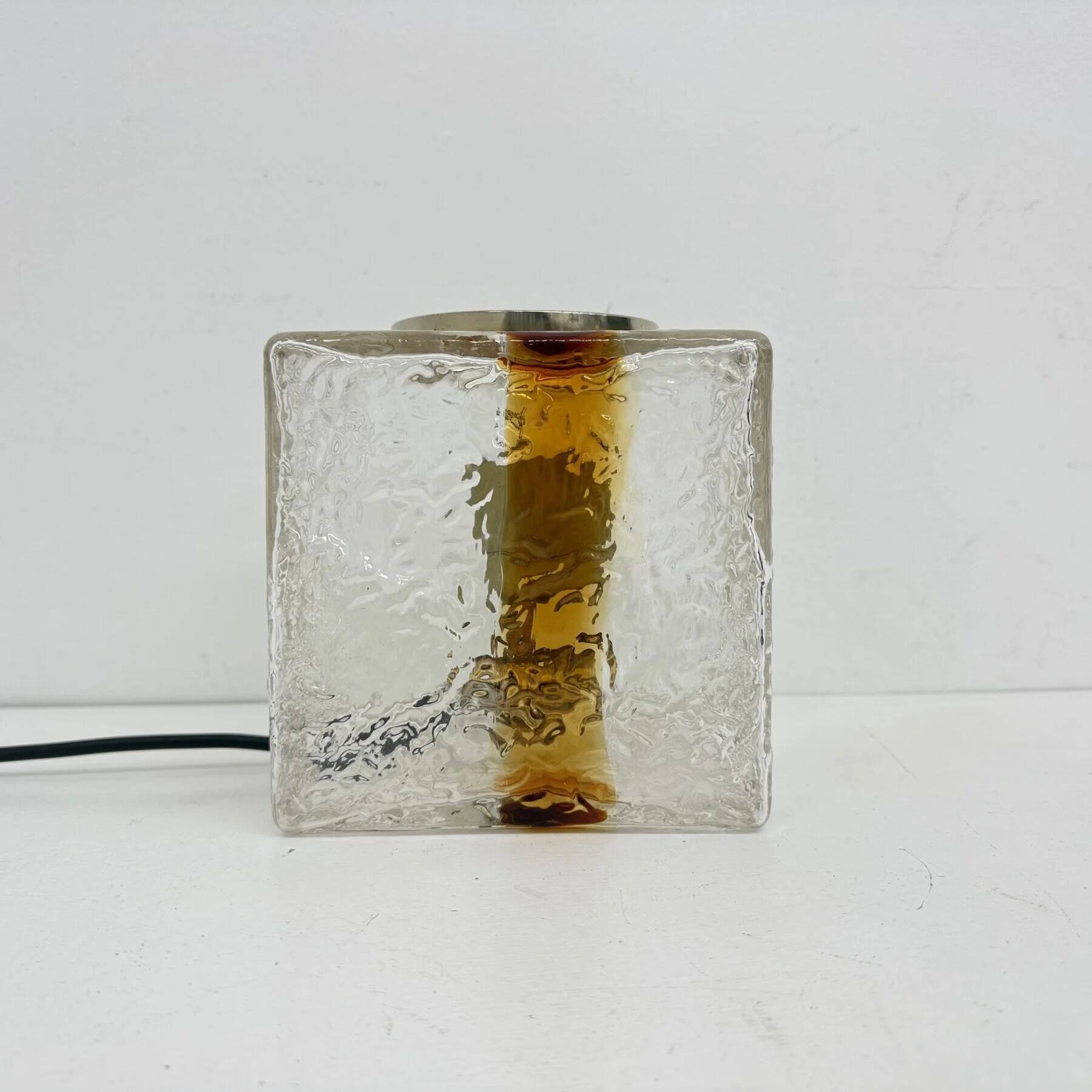 Murano glass table lamp by Toni Zuccheri for Mazzega, 1970s