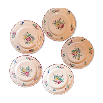 5 luneville Street Collection Dessert Plates