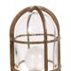 Old Industrial Brass Ship's Lamp Cage Lamp Rotterdam