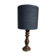 Solid wood lamp lampshade denim