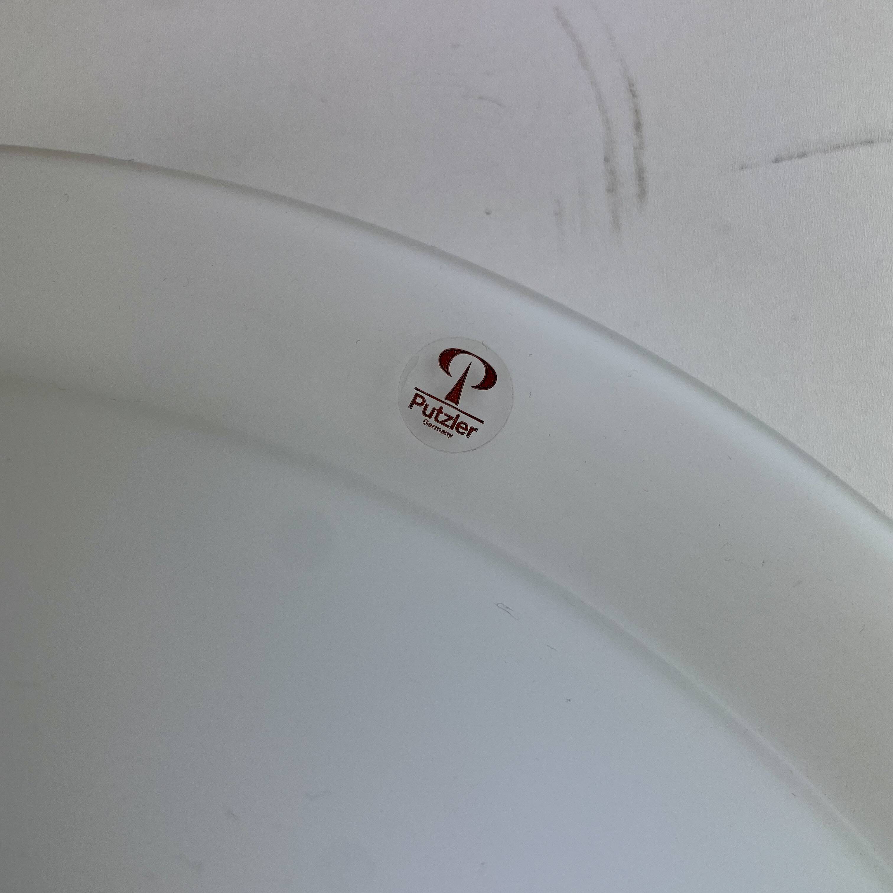 Opaline Ceiling Lamp by Peill+Putzler, Germany, 1980s