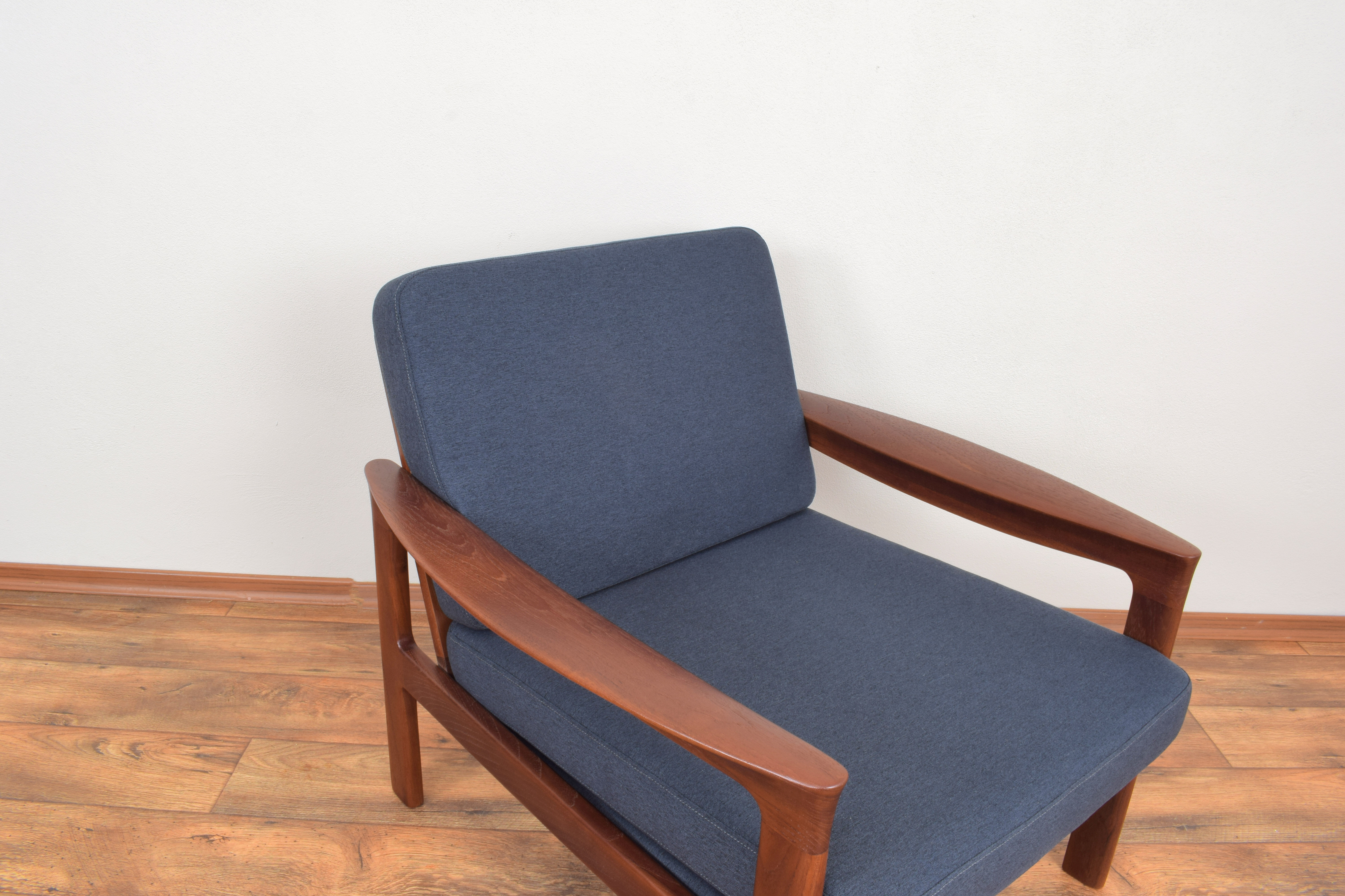 Danish Teak Armchairs by Arne Vodder for Komfort, Set of 2
