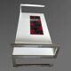1970s glass and ceramic coffee table attributed to Belarti