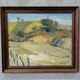 Ruth wahlund, swedish landscape, 1960, oil on canvas, framed